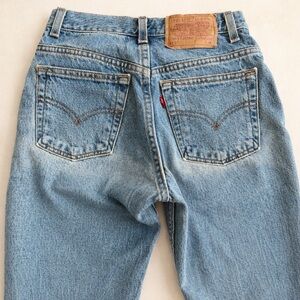 Vintage Levi’s 517 Bootcut Jeans Made in USA High Rise Light Wash 24x31